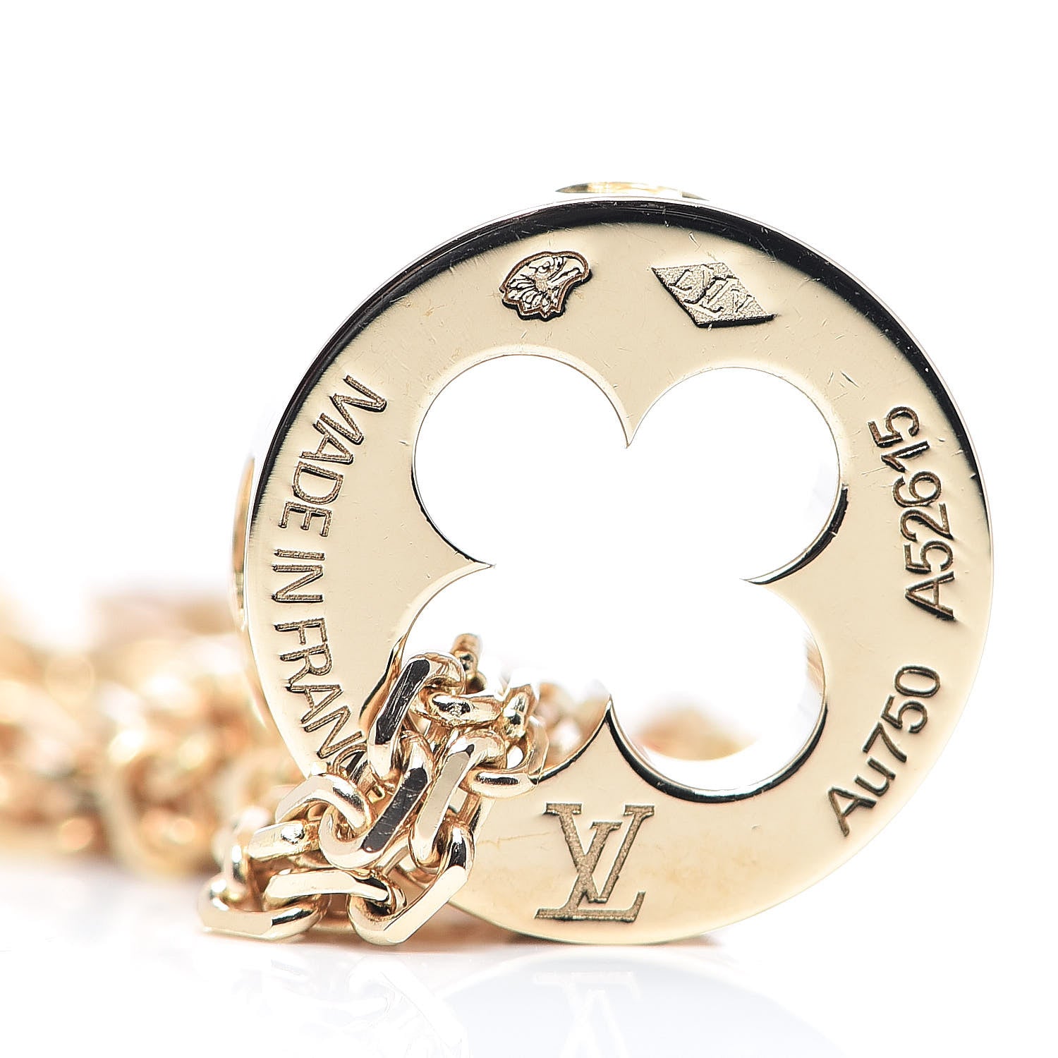 Louis Vuitton 18K Yellow Gold Blossom BB Bracelet 5 of 6