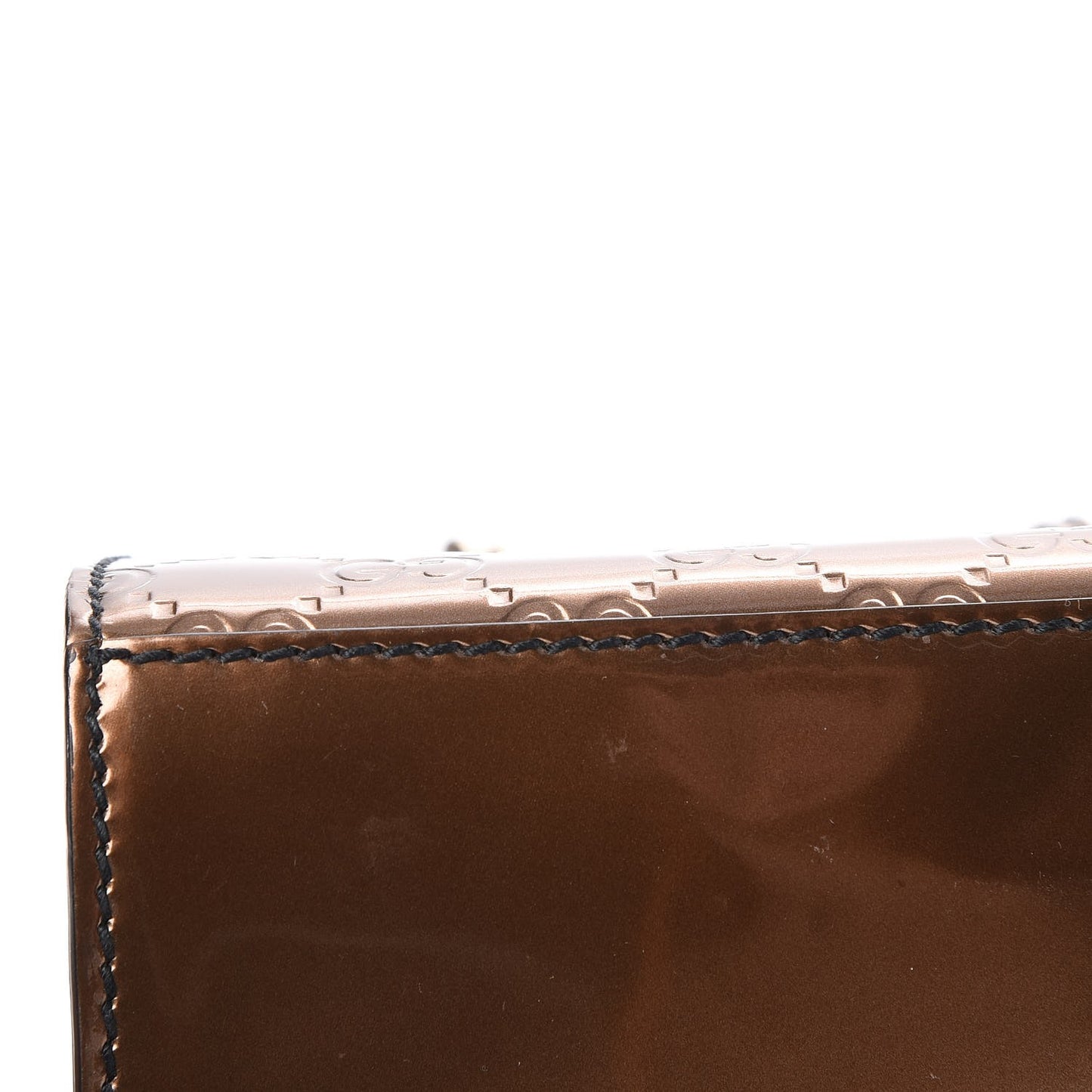 Shine Guccissima Large Emily Chain Shoulder Bag Acero