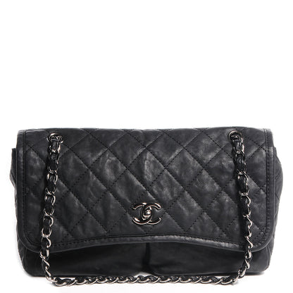 Chanel Calfskin Medium Natural Beauty Flap Black 1 of 8