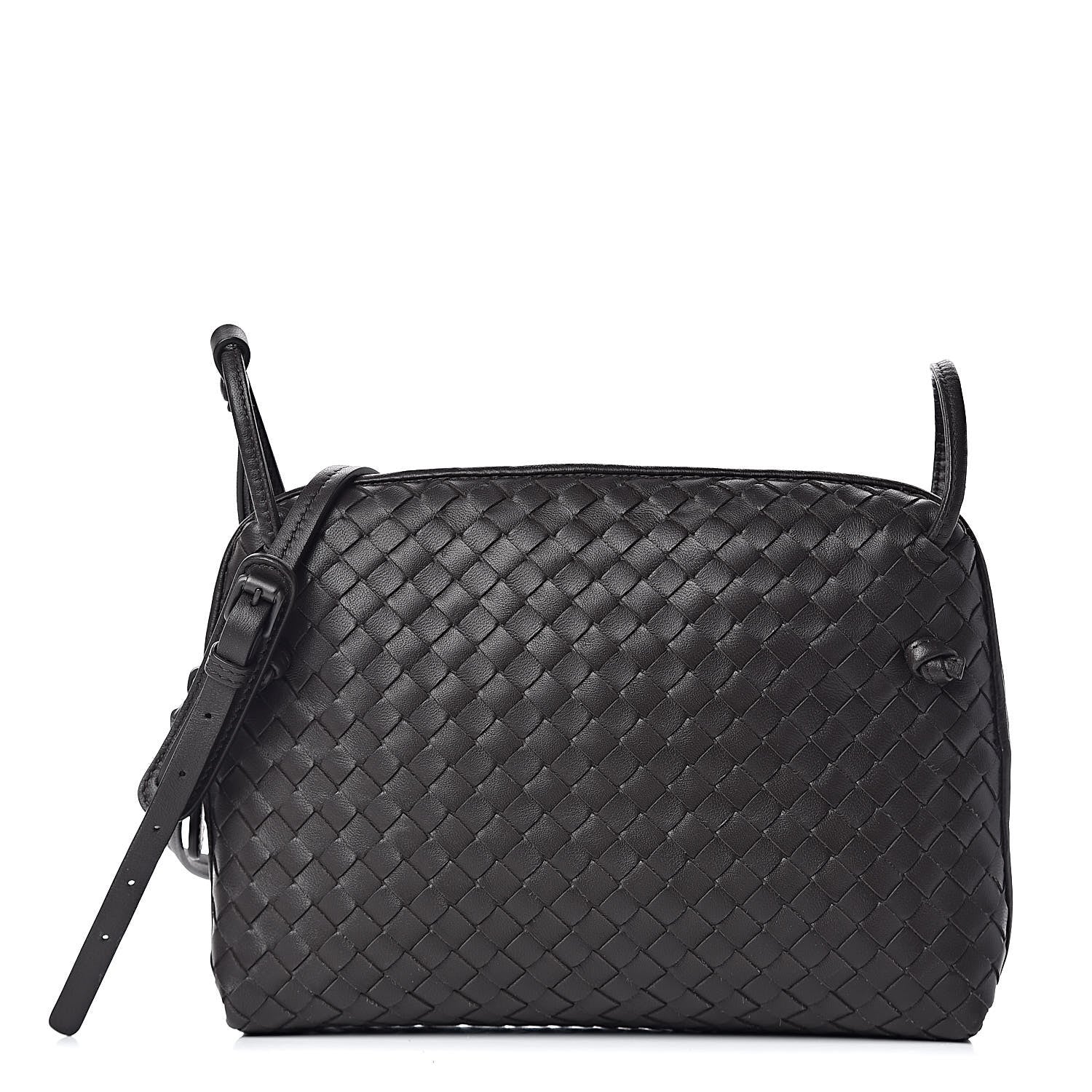 Bottega Veneta Nappa Intrecciato Pillow Crossbody Messenger Ebano 1 of 10