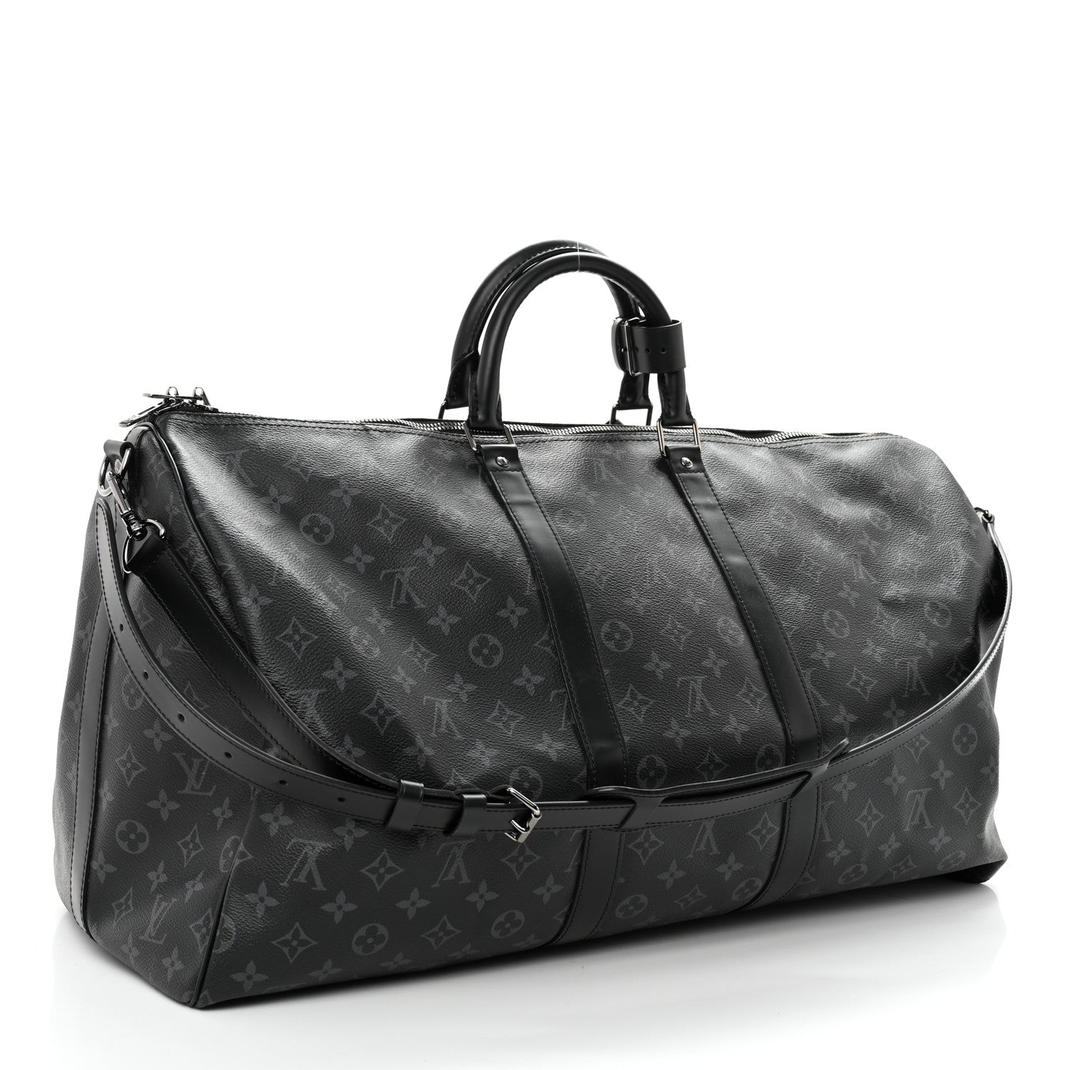 Louis Vuitton Monogram Eclipse Keepall Bandouliere 55 3 of 11