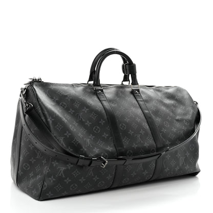 Louis Vuitton Monogram Eclipse Keepall Bandouliere 55 3 of 11