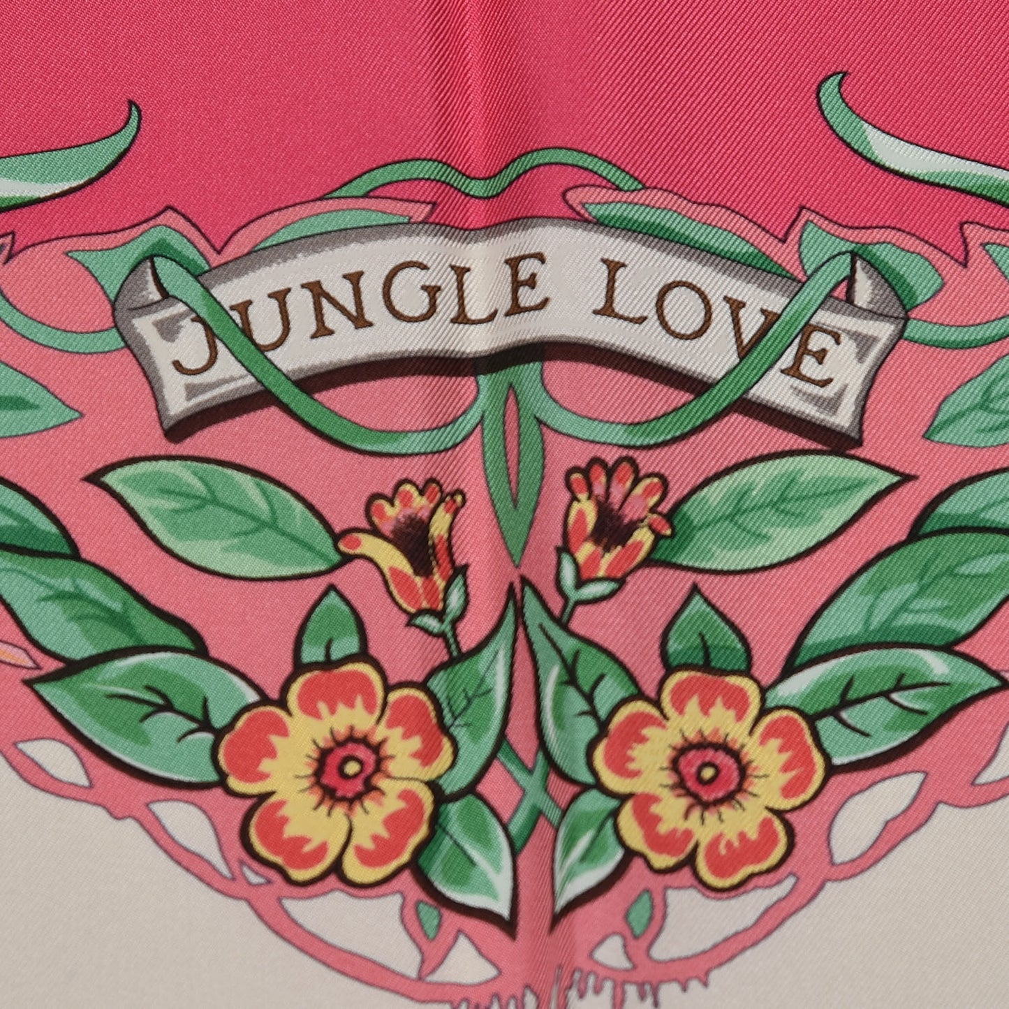 Silk Jungle Love Scarf 90