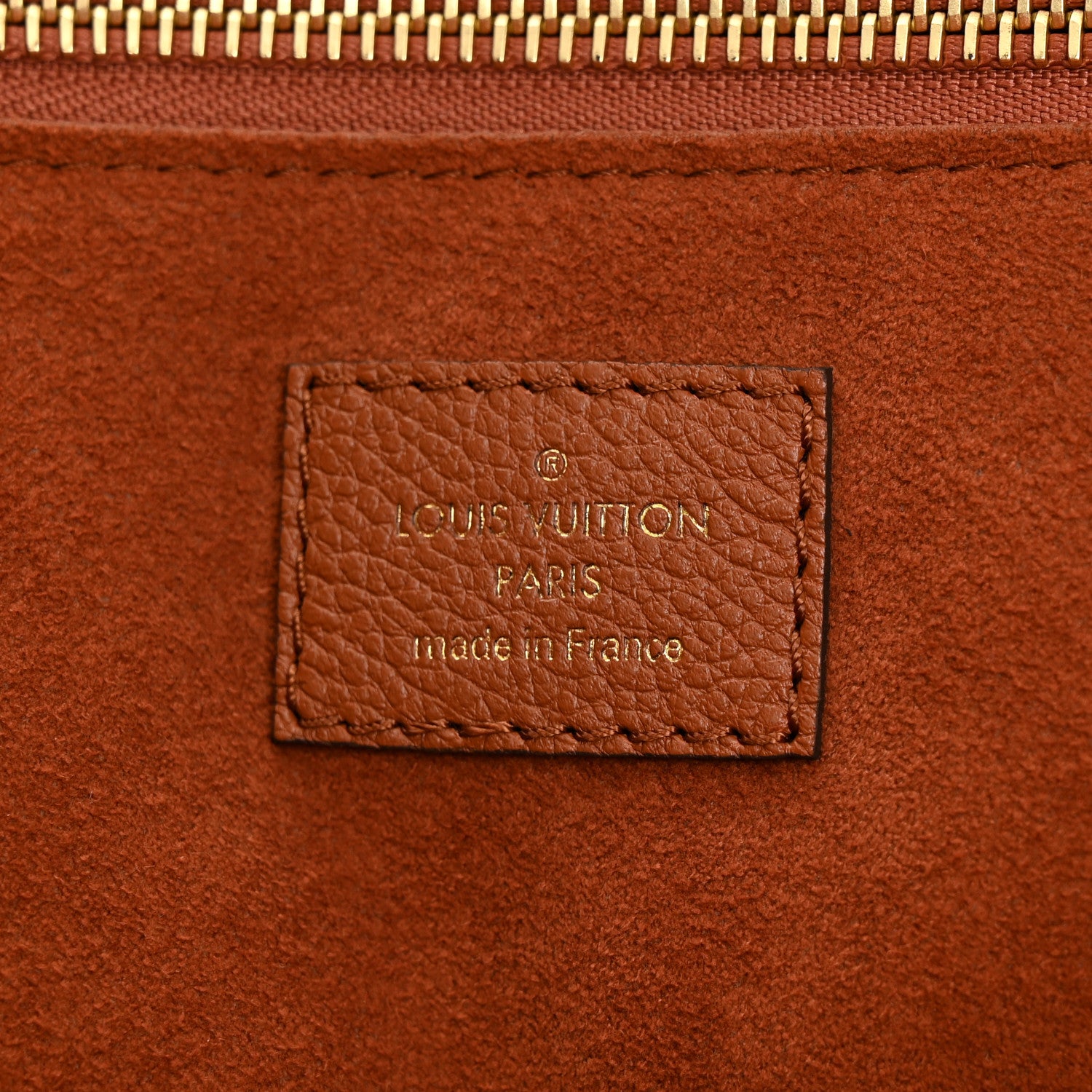 Louis Vuitton Empreinte Monogram Giant Neverfull MM Cognac 7 of 11