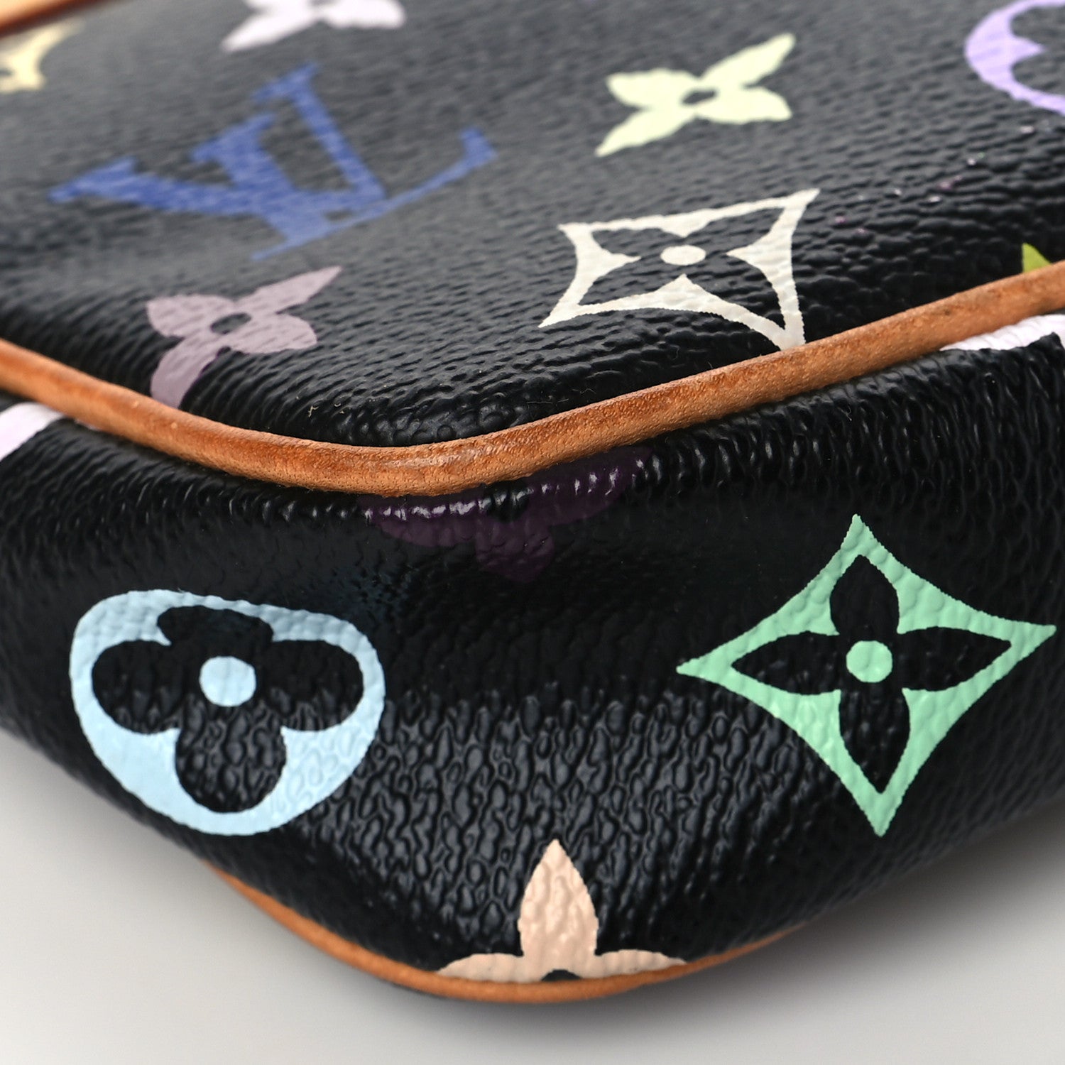 Louis Vuitton Monogram Multicolor Pochette Accessories Black 8 of 9