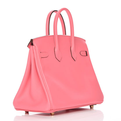 Hermes Swift Birkin 25 Rose Azalee 3 of 29