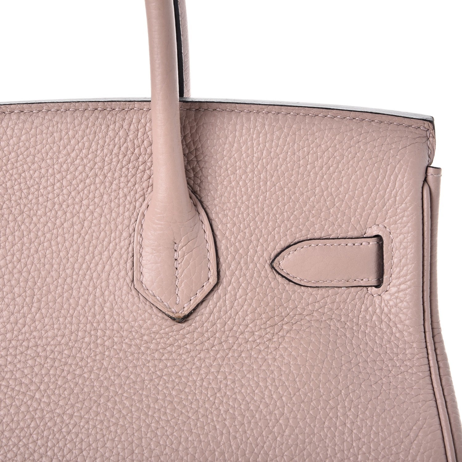 Hermes Taurillon Clemence Birkin 30 Glycine 10 of 44
