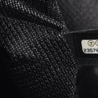 Chanel Calfskin Quilted XXL Travel Flap Bag Black 7 of 12