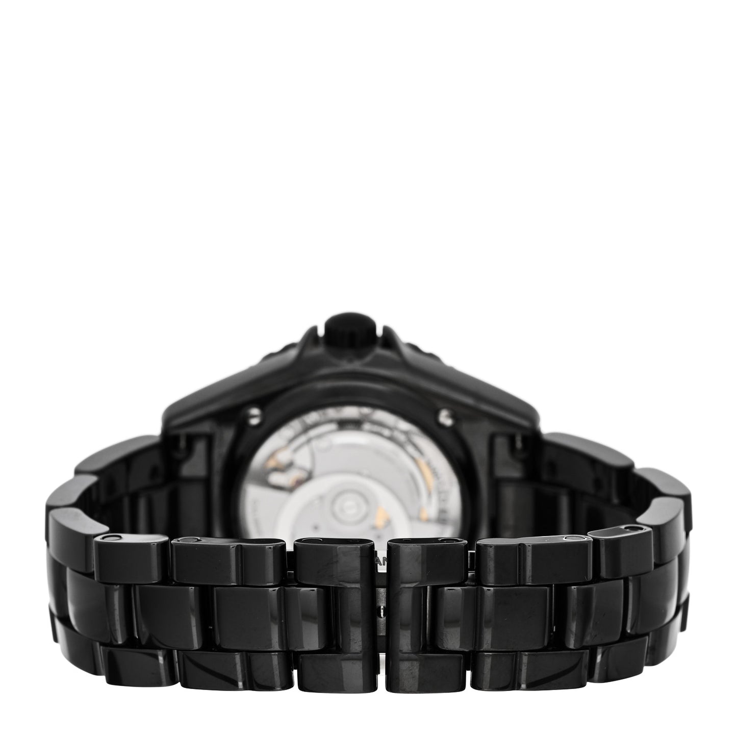 Stainless Steel Ceramic Diamond 38mm J12 Interstellar Automatic Watch Black