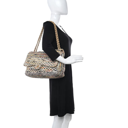 Chanel Tweed Maxi Single Flap Multicolor 2 of 13