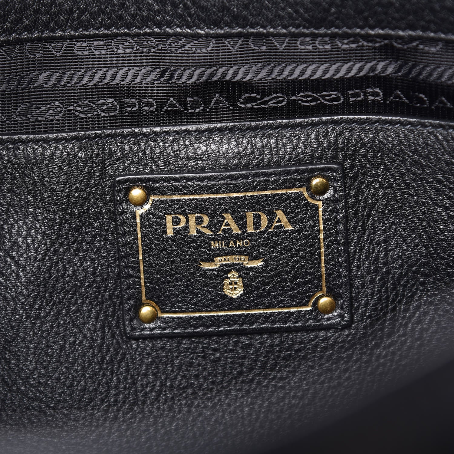 Prada Vitello Phenix Tote Black 8 of 10