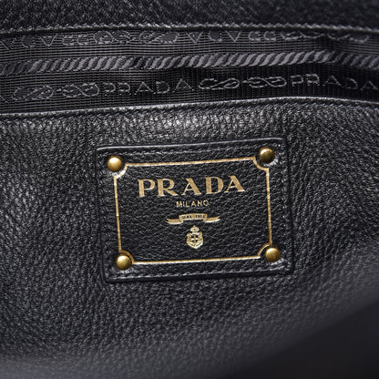 Prada Vitello Phenix Tote Black 8 of 10