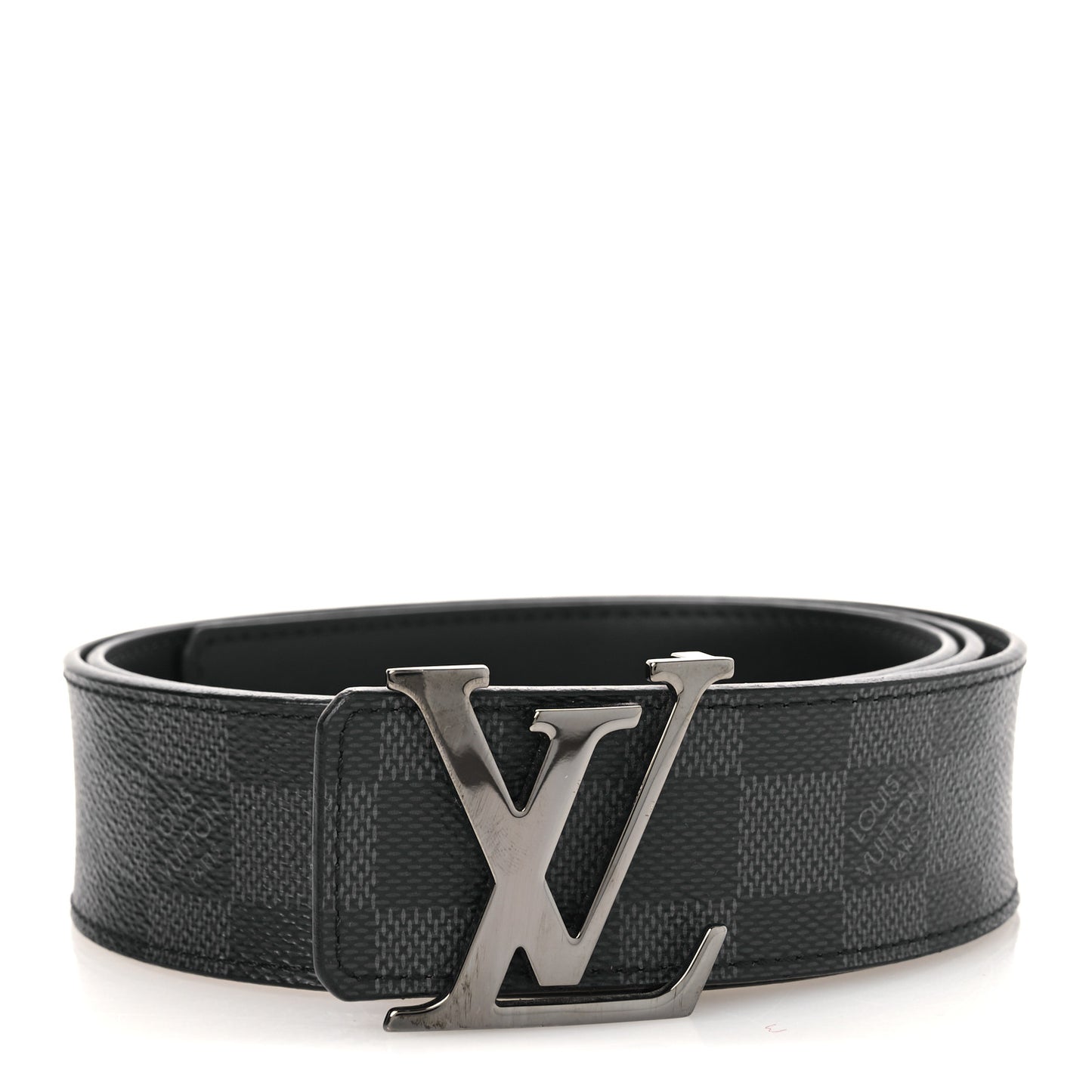 Damier Graphite 40mm LV Initiales Belt 95 38