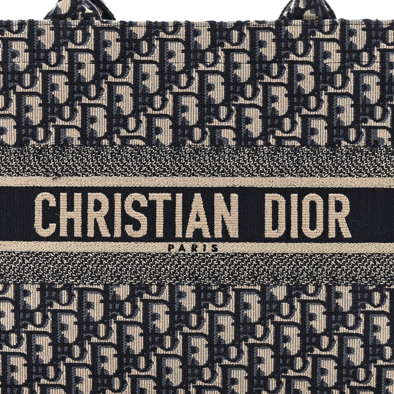 Christian Dior Oblique Medium Book Tote Blue Multicolor 8 of 14