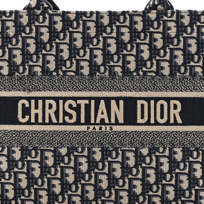 Christian Dior Oblique Medium Book Tote Blue Multicolor 8 of 14