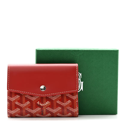 Goyard Goyardine Saint-Gabriel Compact Wallet Black Gold 8 of 8