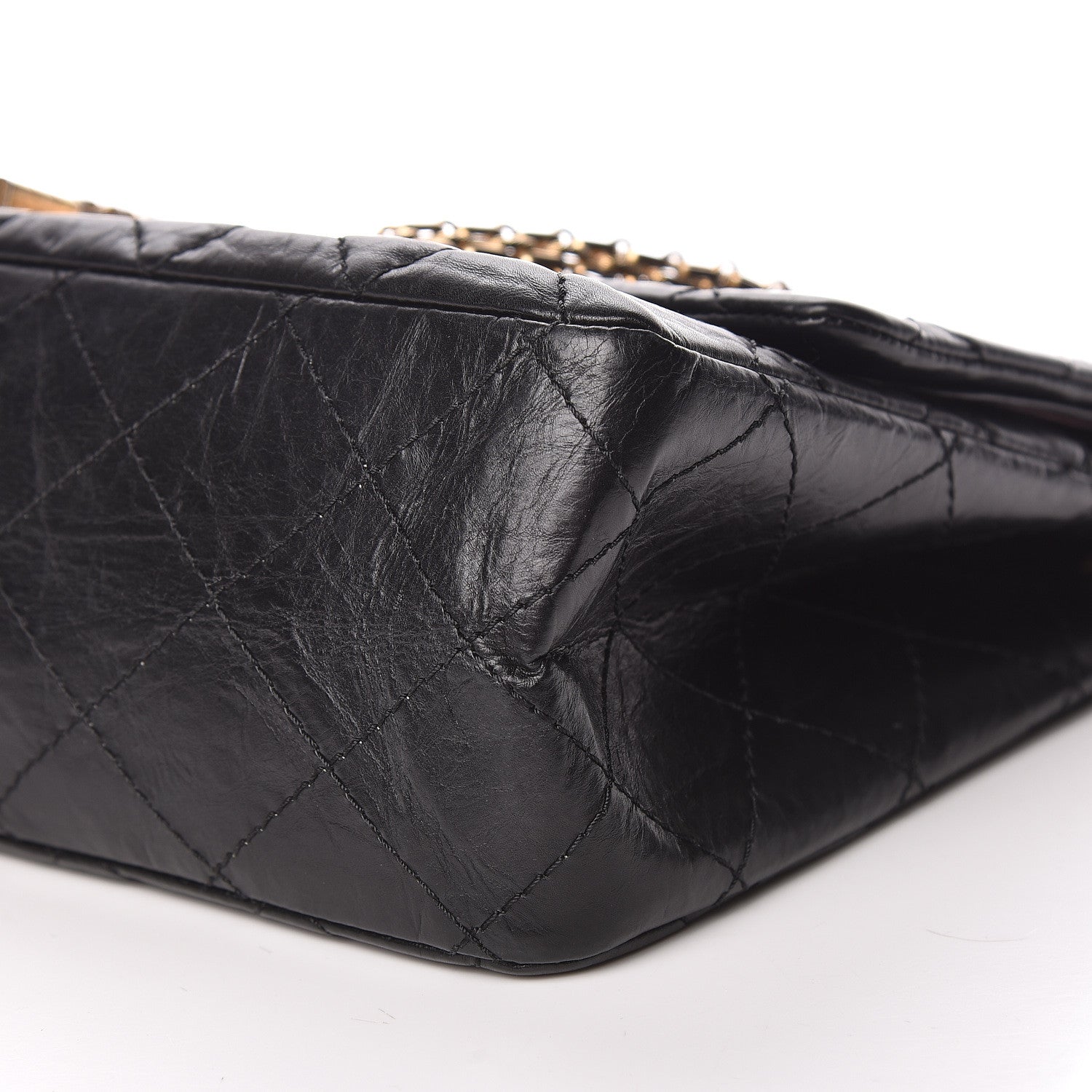 Chanel Aged Calfskin Quilted 2.55 Reissue 227 Flap Black 9 of 10