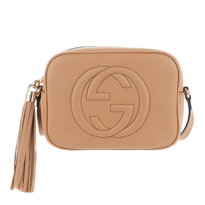 Gucci Pebbled Calfskin Small Soho Disco Bag Camelia 1 of 7