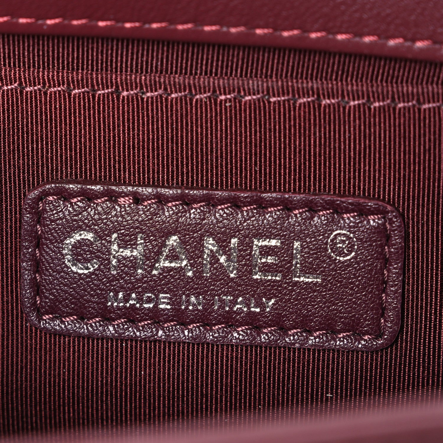Chanel Velvet Quilted Small Boy Flap Burgundy 6 of 10