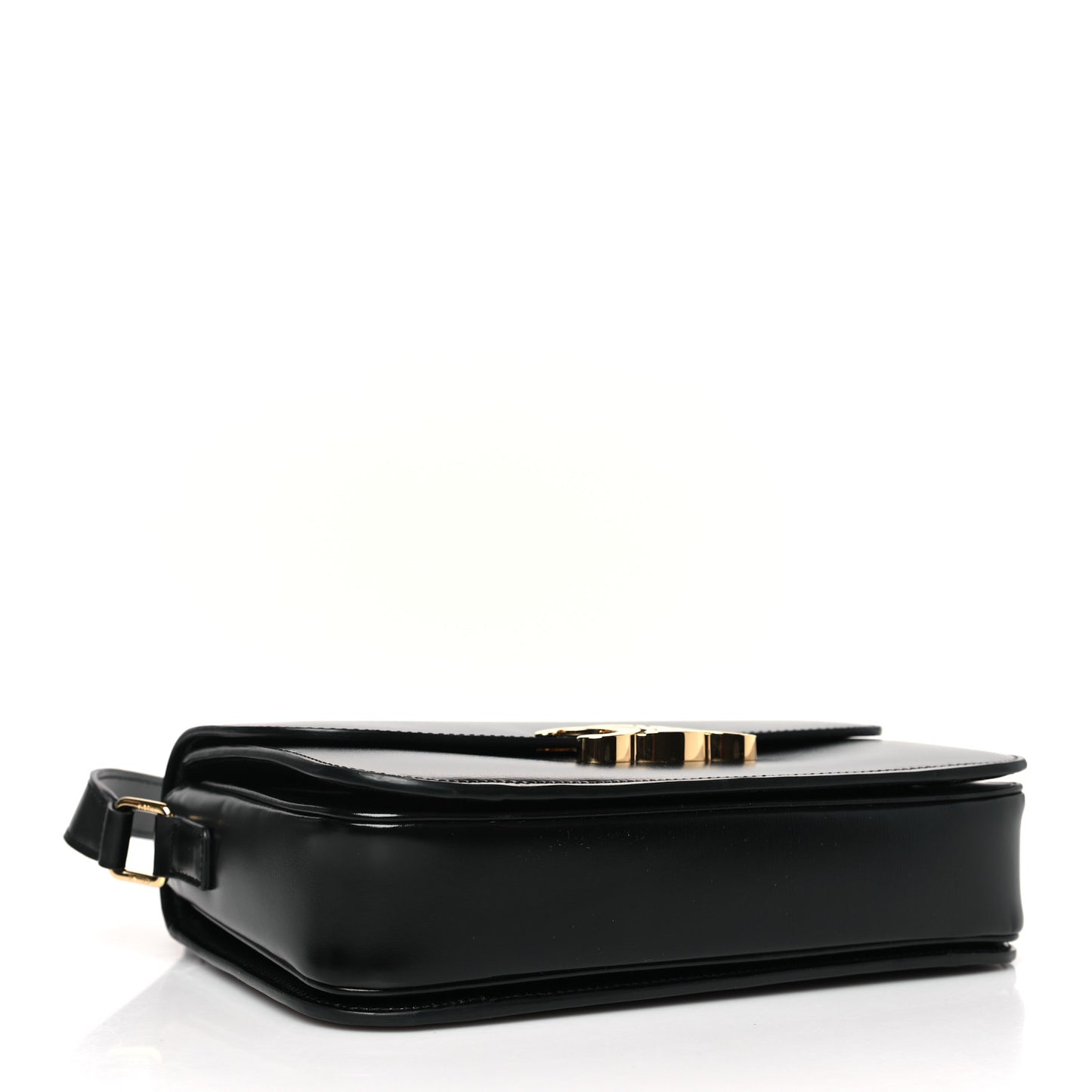 Shiny Calfskin Medium Triomphe Black