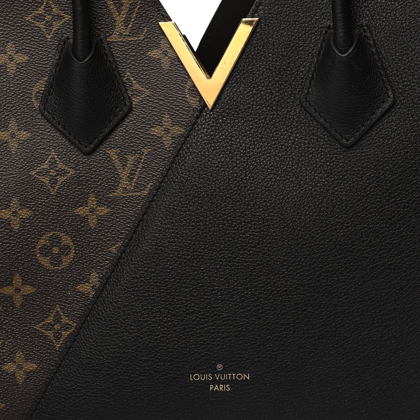 Calfskin Monogram Kimono Tote Black
