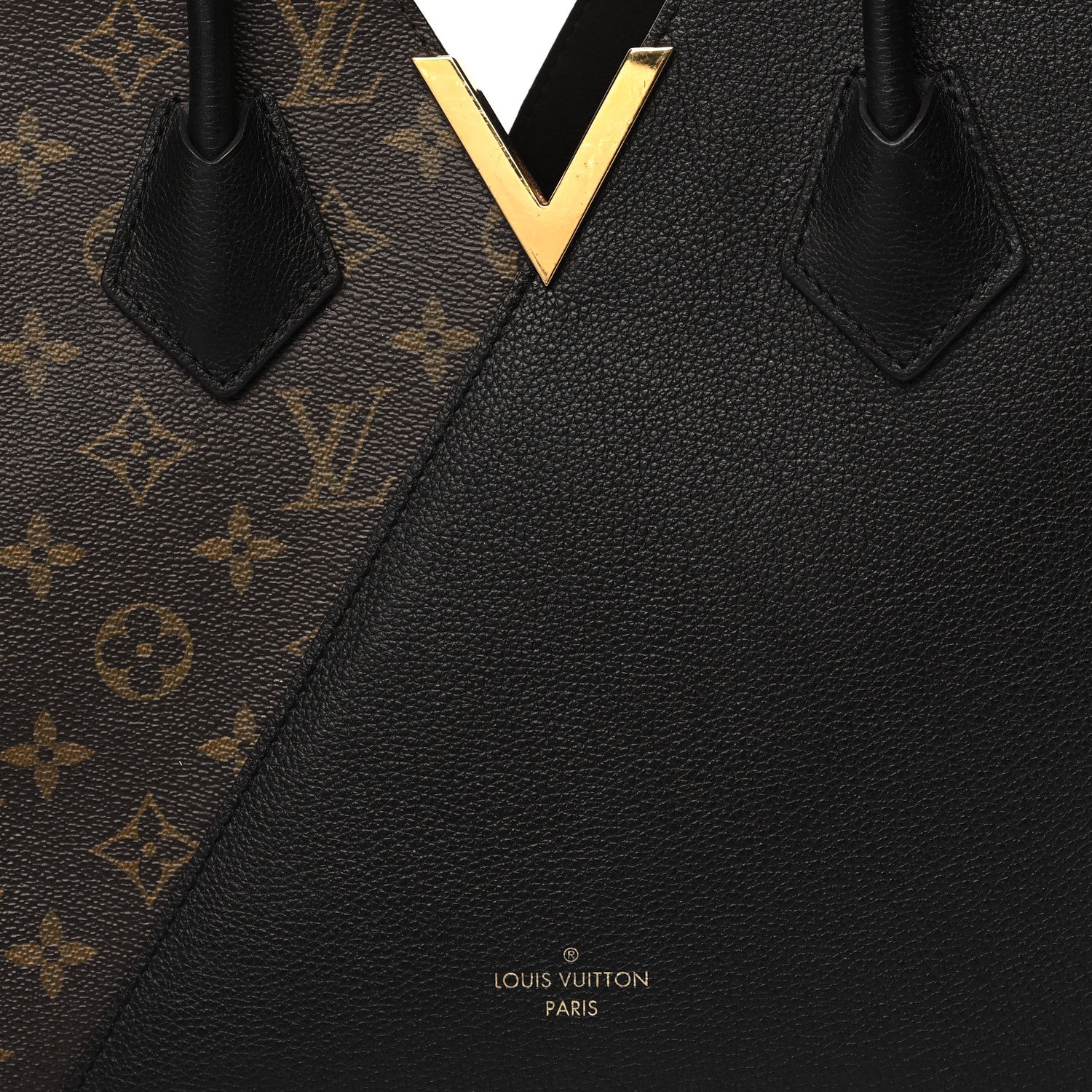 Louis Vuitton Calfskin Monogram Kimono Tote Black 6 of 9