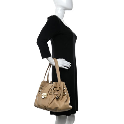 Jimmy Choo Calfskin Ramona Nude 2 of 13