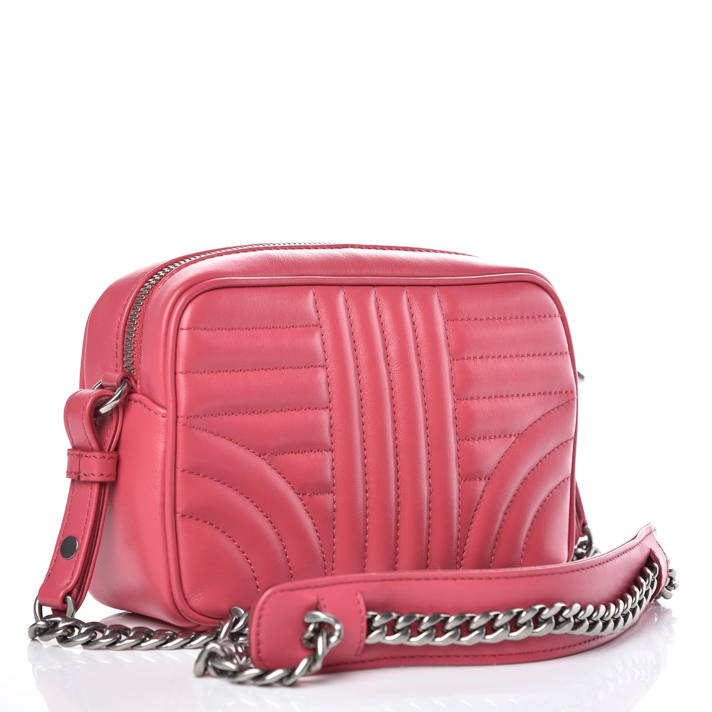 Soft Calfskin Diagramme Crossbody Bag Peonia