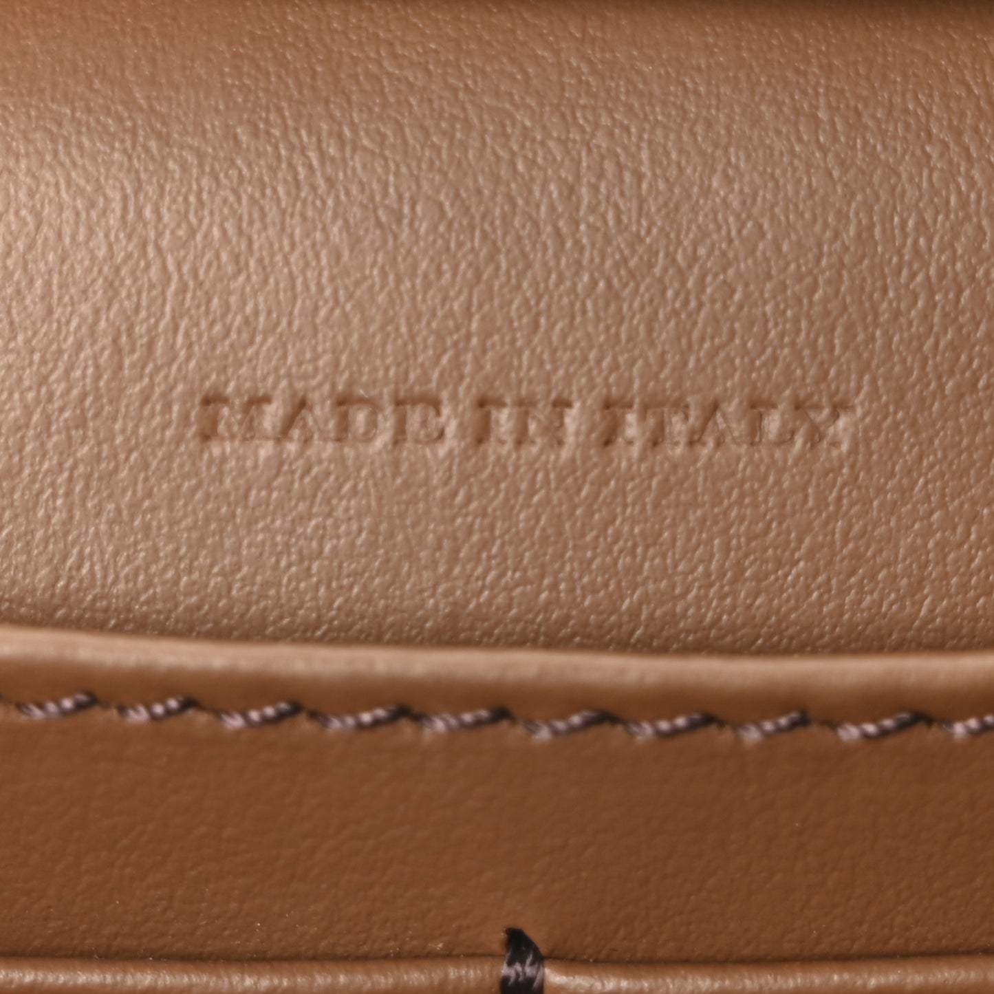 Grained Calfskin House Check Tartan Mix Hampshire Wallet On Chain Tan