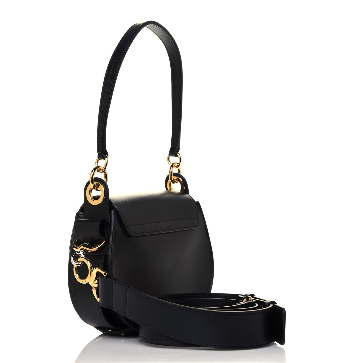 Chloe Calfskin Small Tess Bag Black 2 of 4