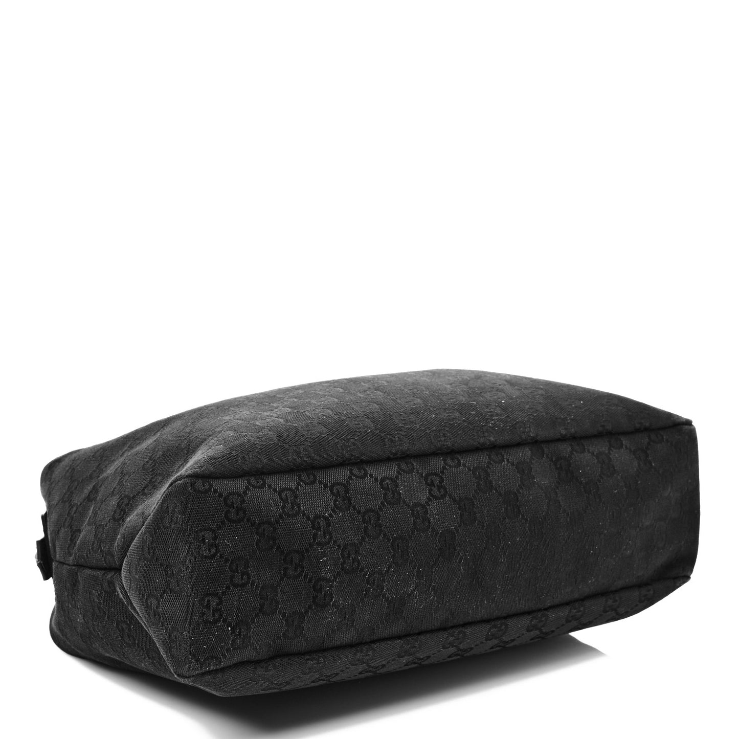 Monogram Medium Horsebit Chain Hobo Black