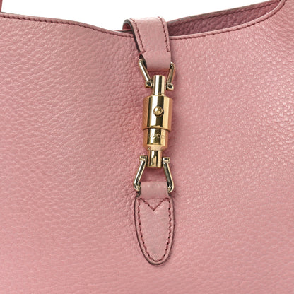 Gucci Soft Grained Calfskin Small Jackie O Hobo Pink 8 of 10