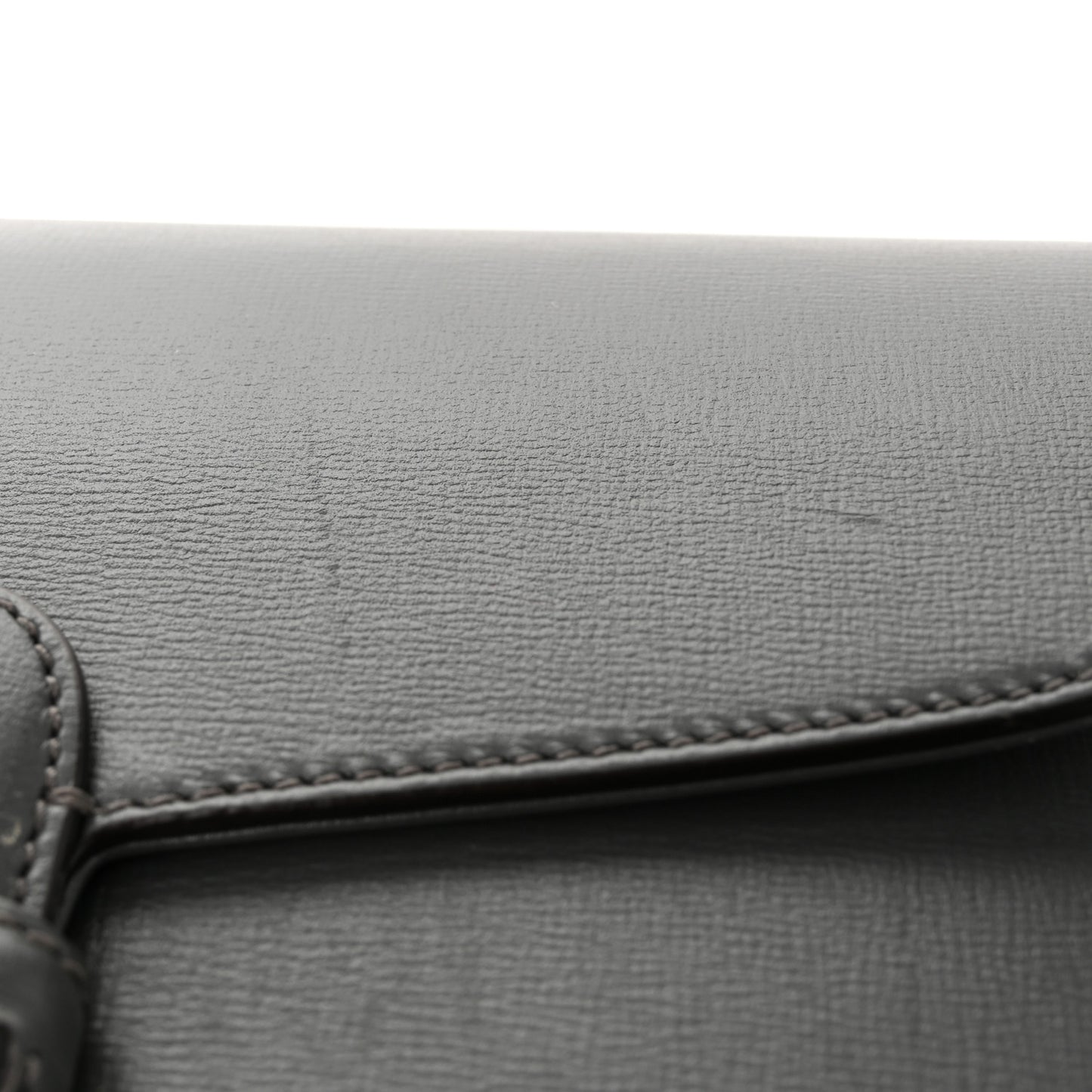 Azalea Calfskin Web Horsebit 1955 Shoulder Bag Graphite Grey