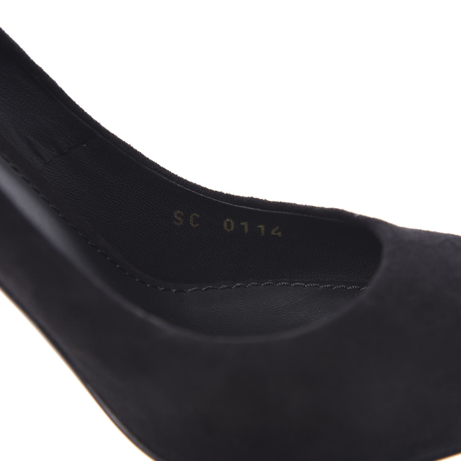 Louis Vuitton Suede Eyeline Pumps 39 Black 7 of 9