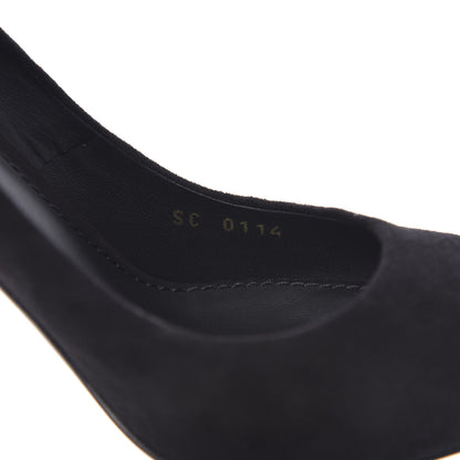 Louis Vuitton Suede Eyeline Pumps 39 Black 7 of 9
