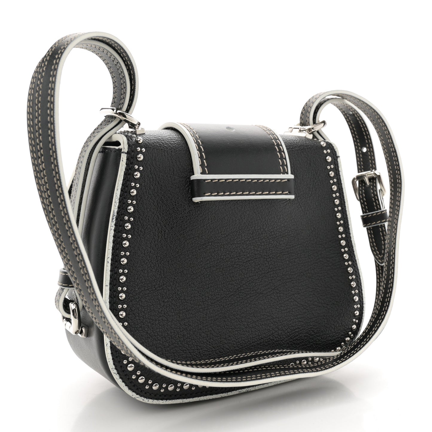 Goatskin Madras Soft Calf Crystal Embellished Lady Black