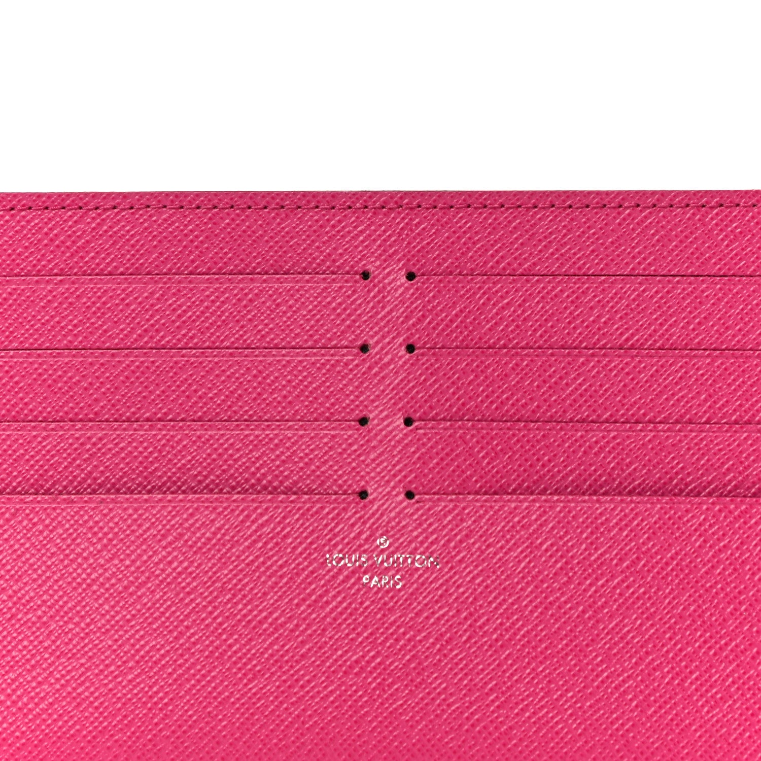 Louis Vuitton Calfskin Felicie Card Holder Insert Pink 6 of 9