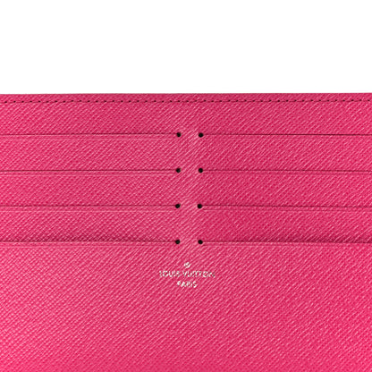 Louis Vuitton Calfskin Felicie Card Holder Insert Pink 6 of 9