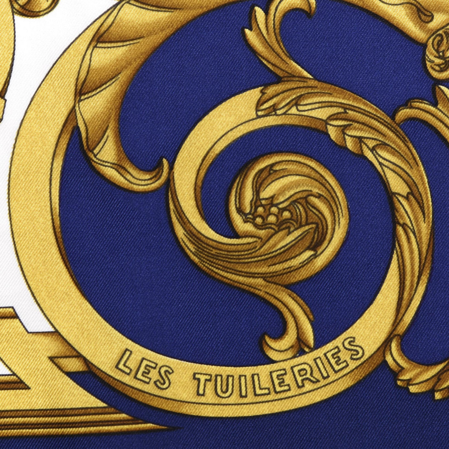 Silk Les Tuileries Scarf 90