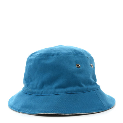 Louis Vuitton Monogram Denim Transformable Bob Bucket Hat 60 White Blue 3 of 14