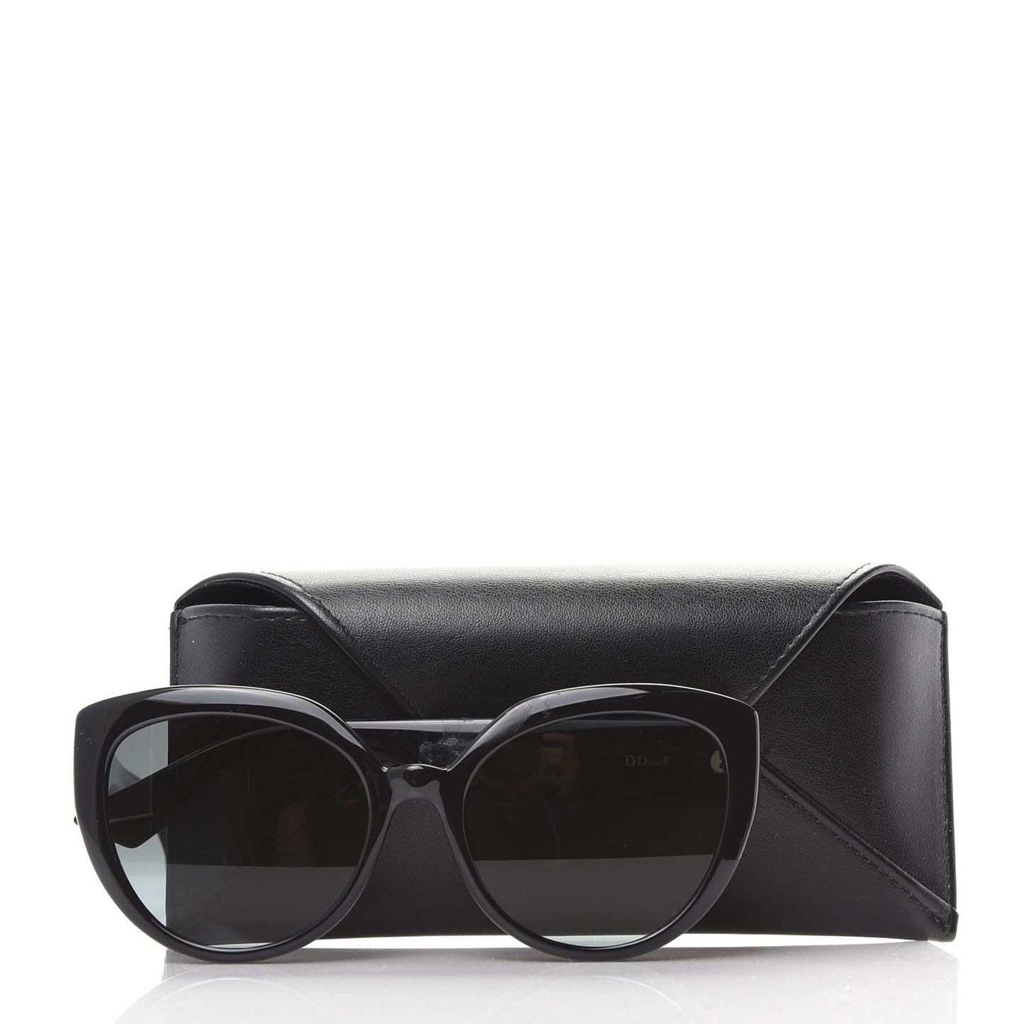Acetate DDiorF Cat Eye Sunglasses Black