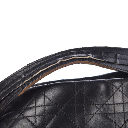 Christian Dior Lambskin Cannage Soft East West Tote Black 9 of 13