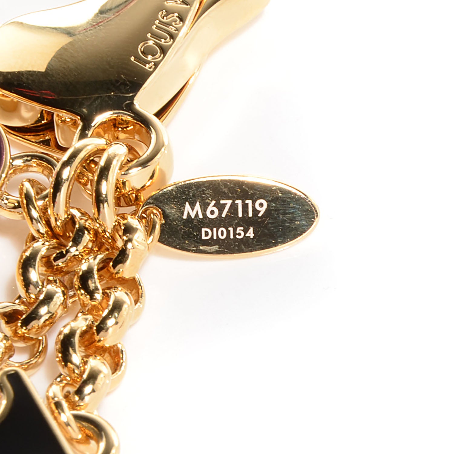 Louis Vuitton Fleur De Monogram Bag Charm Dore 5 of 6