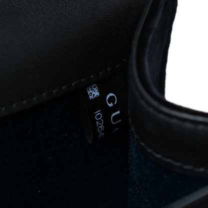 Gucci Velvet Crystal Square G Shoulder Bag Black 8 of 17