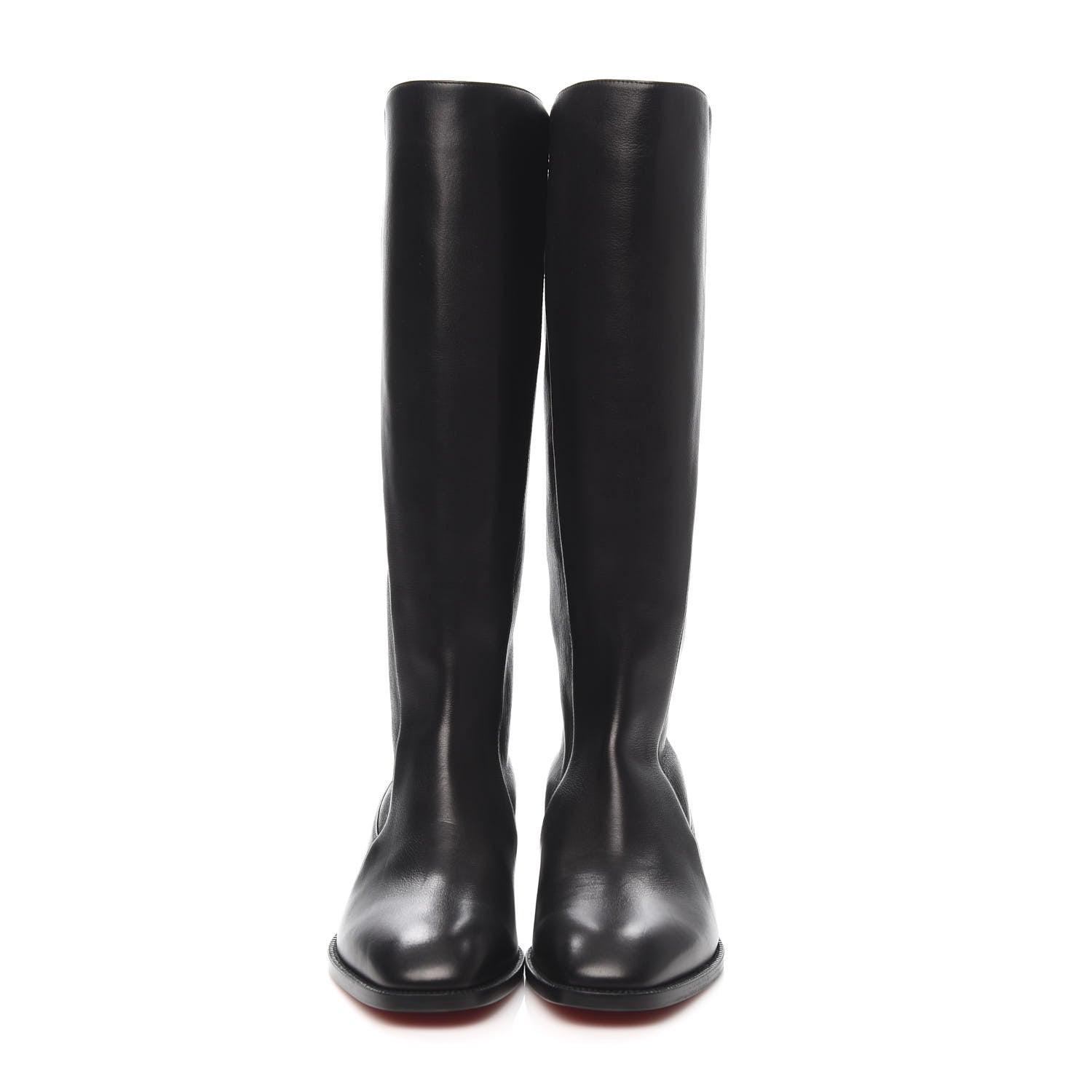 Christian Louboutin Nappa Tagastretch Flat Knee Boots 36.5 Black 2 of 8