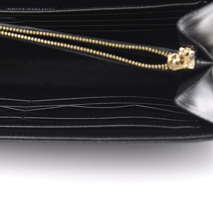 Dolce & Gabbana Vitello L'Amore Bellezza Chain Wallet Black 11 of 14