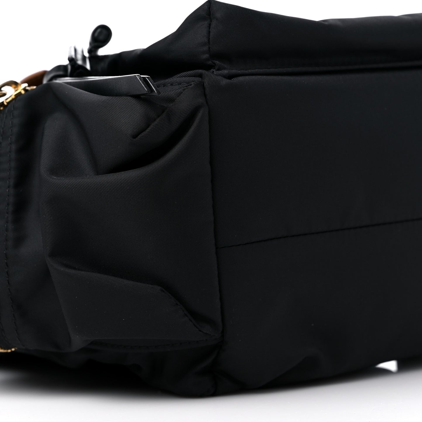 Nylon Medium Rucksack Backpack Black