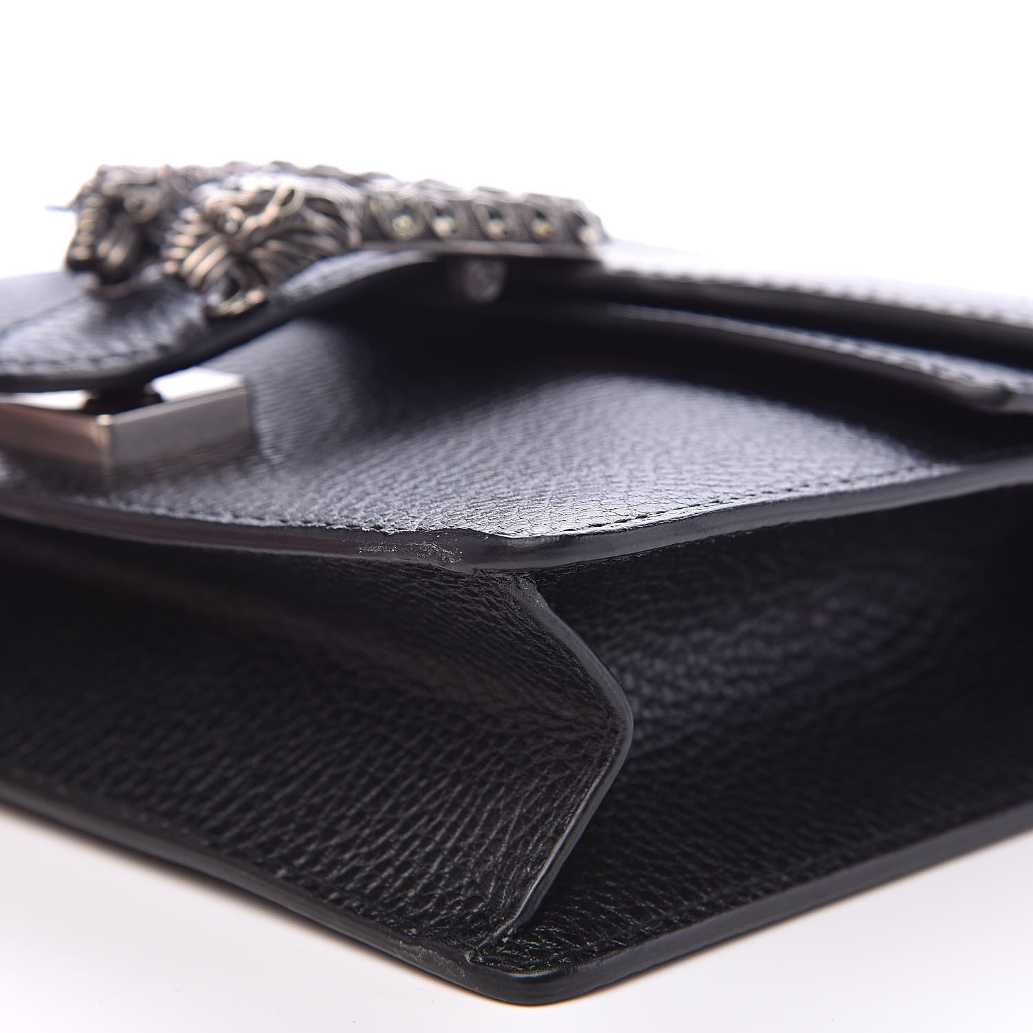 Gucci Calfskin Mini Dionysus Shoulder Bag Black 9 of 12