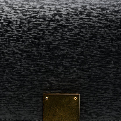 Celine Liege Calfskin Medium Classic Box Flap Bag Anthracite 8 of 17