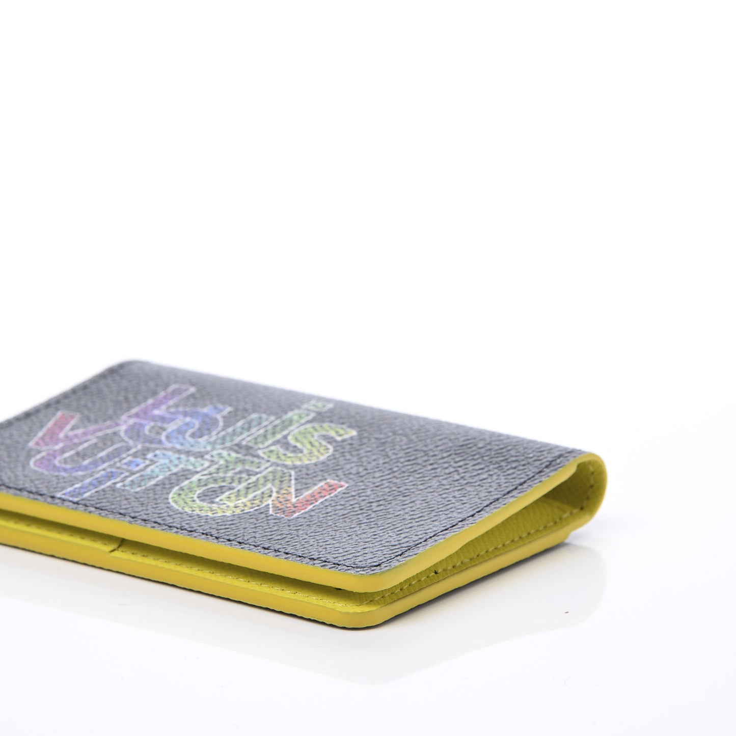 Damier Graphite Logo Pocket Organizer Yellow